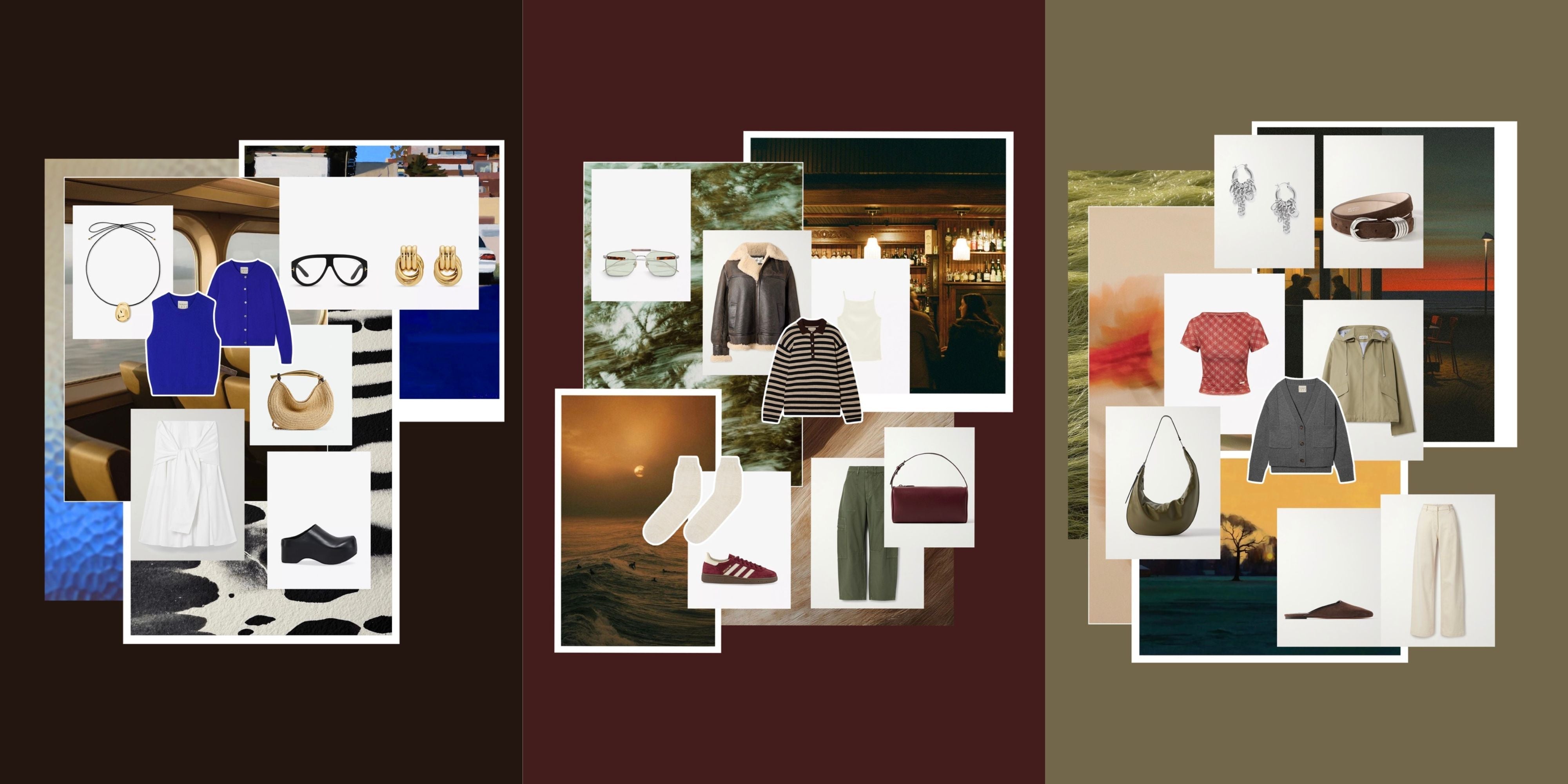 three looks styled for AW25 by Jumper 1234