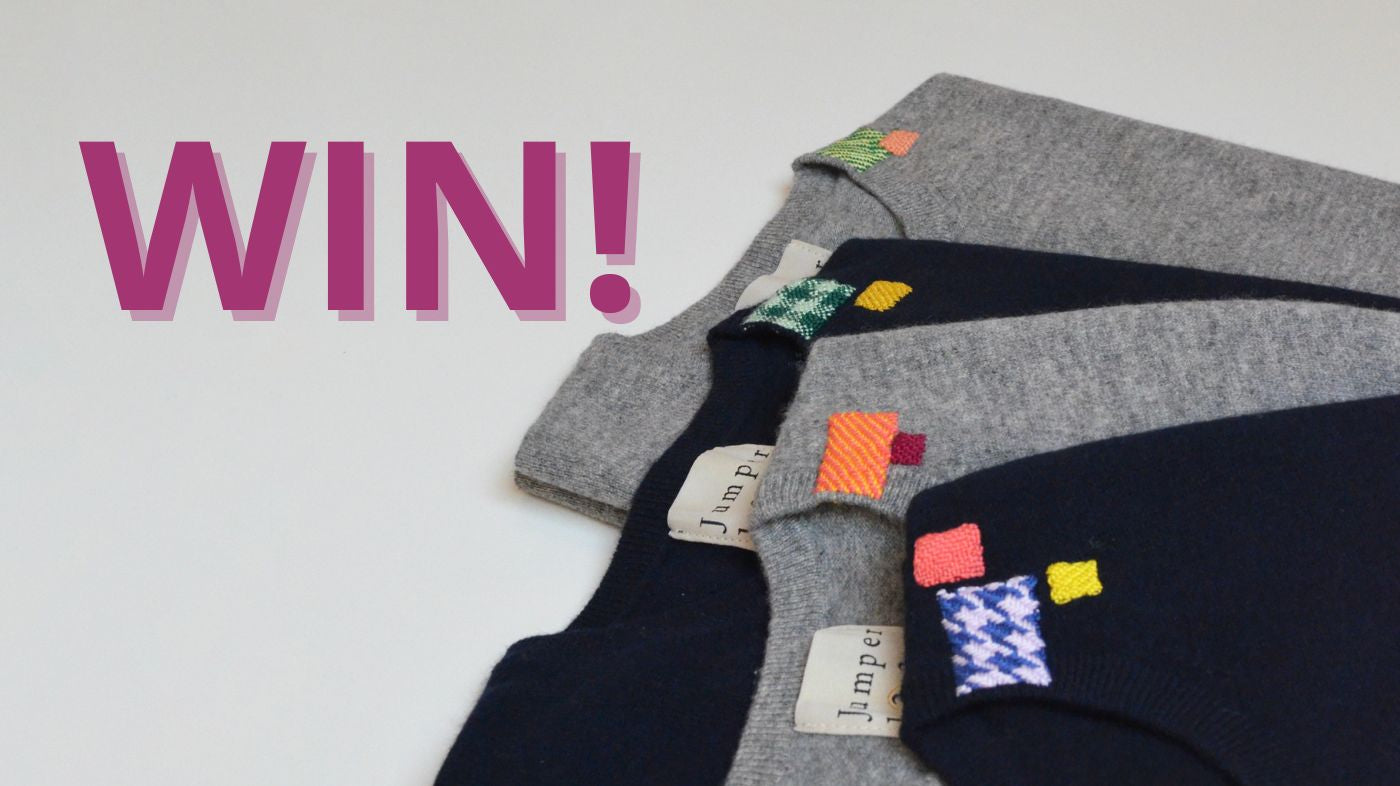 WIN! 1 of 4 Limited Edition Darned Jumpers
