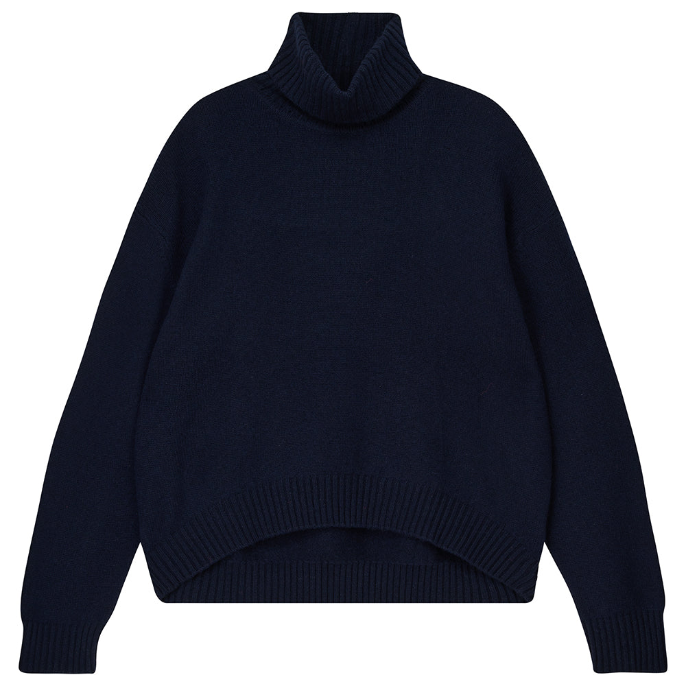 Oversized navy jumper shop