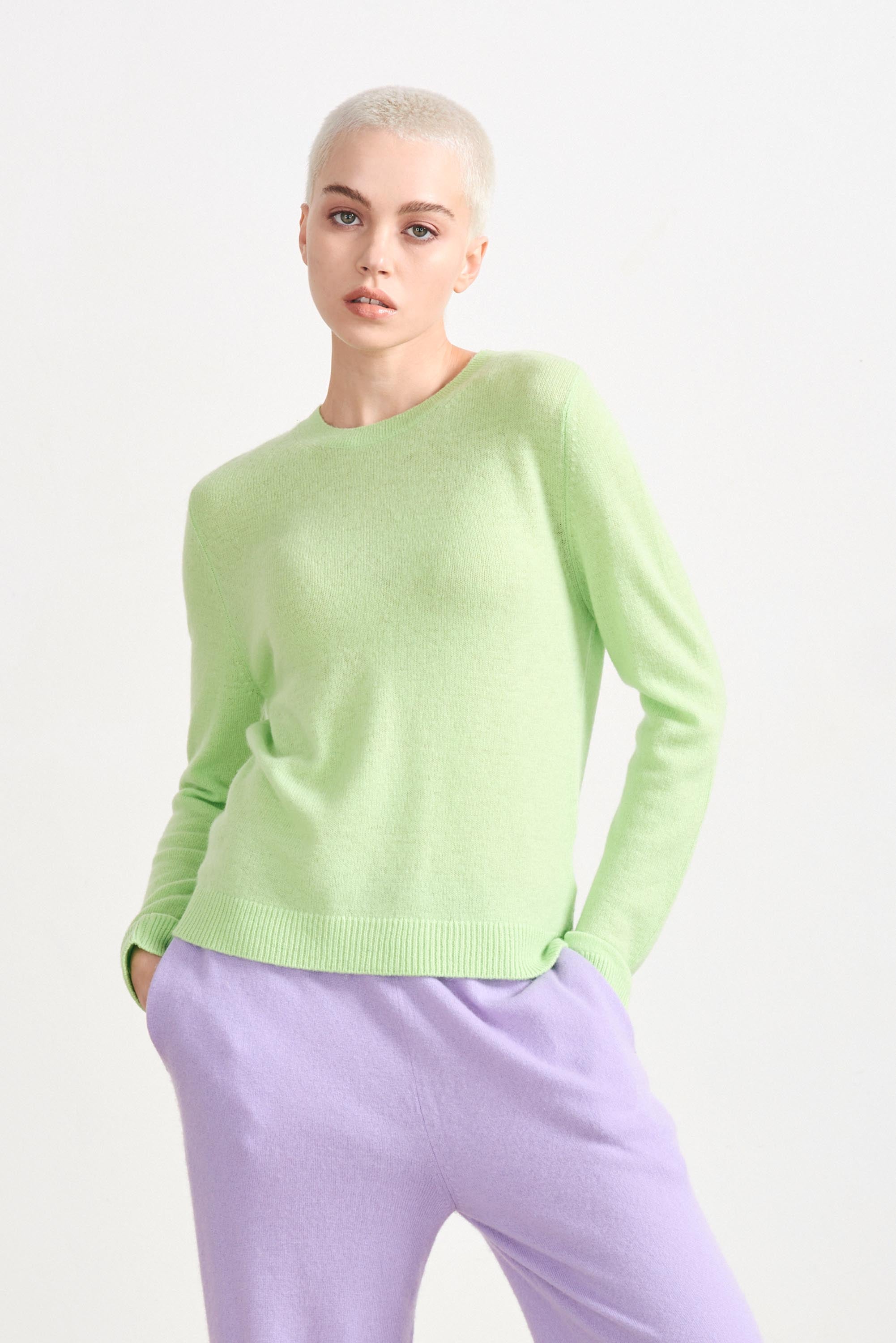 Light green cashmere on sale sweater