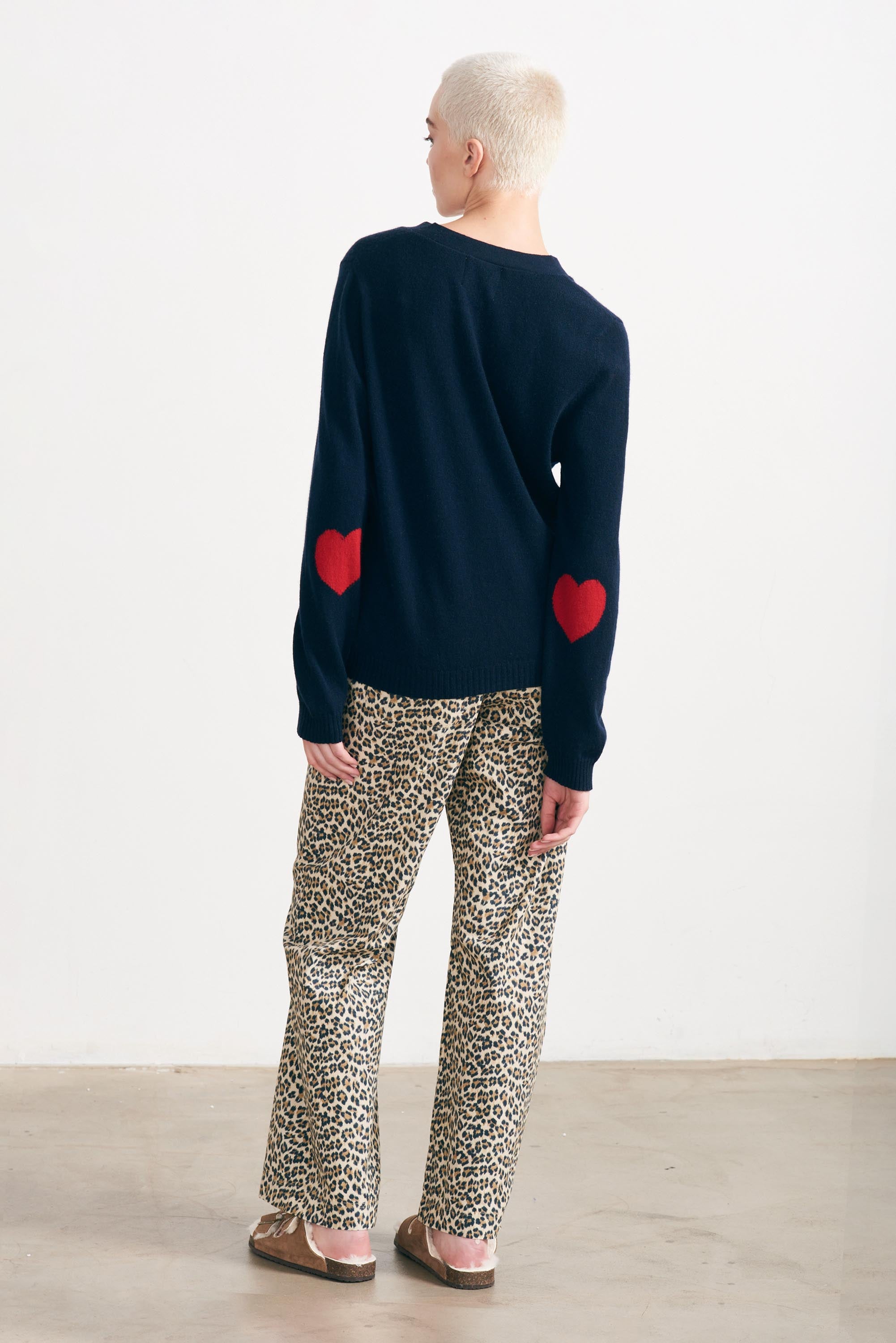 Heart 2024 patch sweater