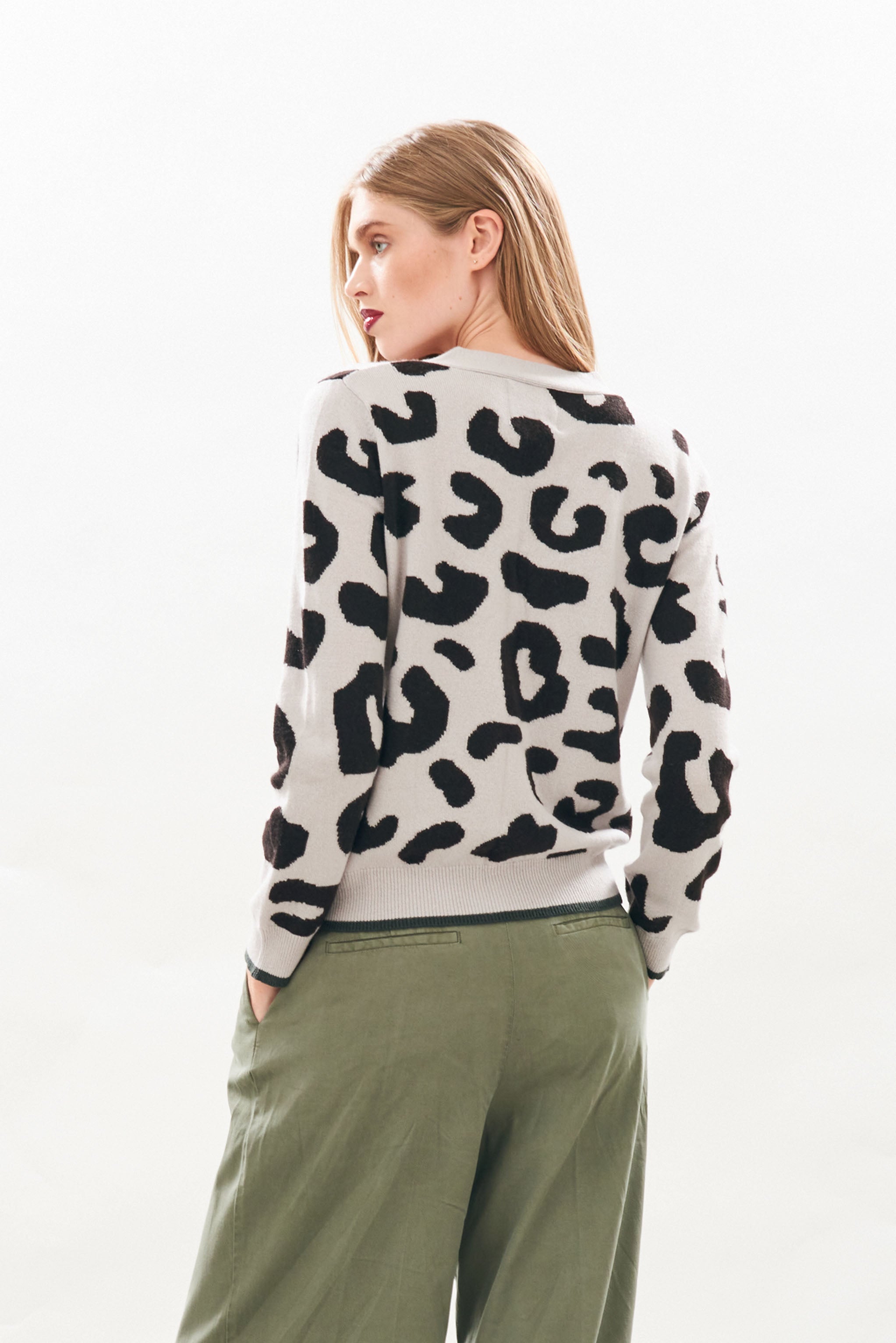 Cashmere animal print sweater online