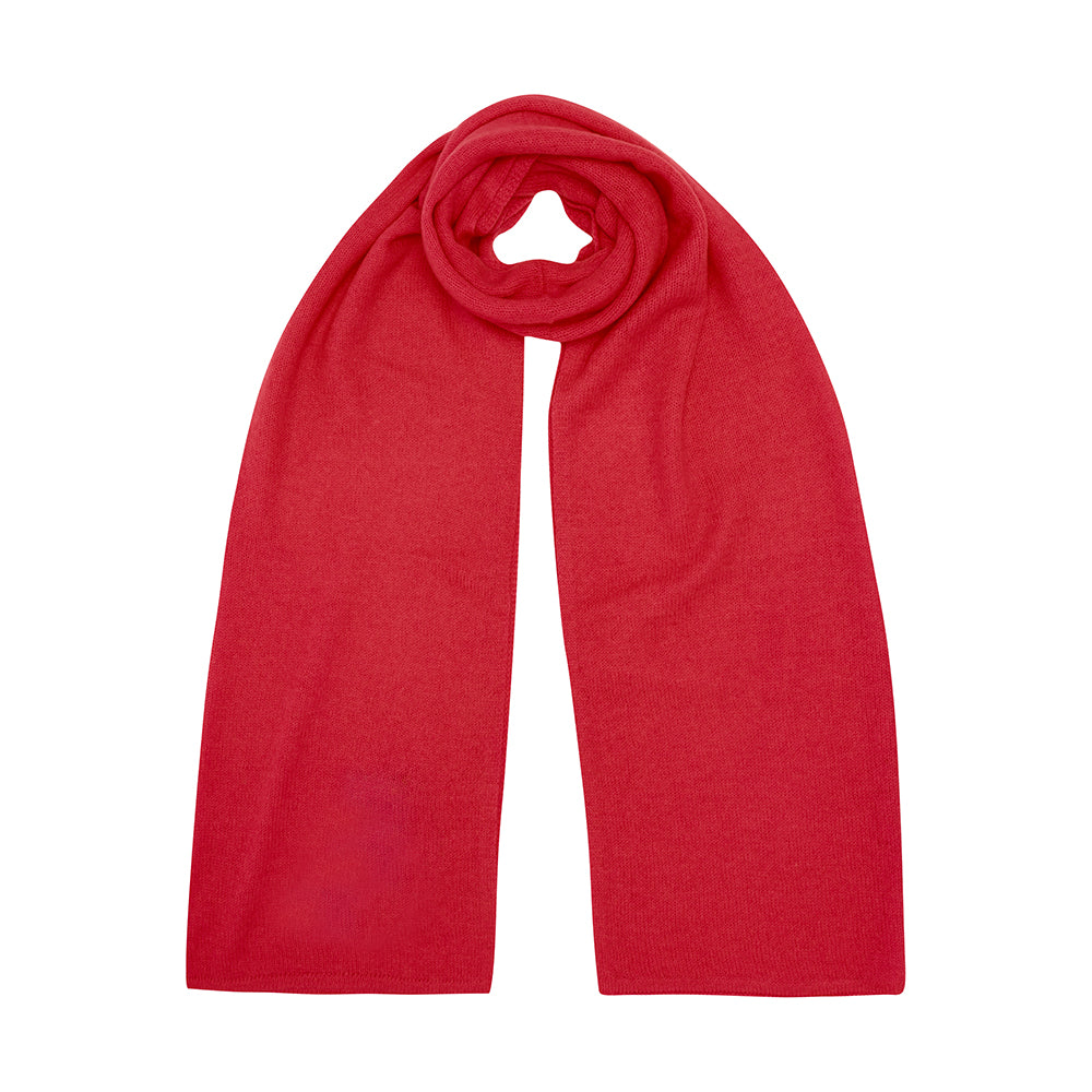 Jumper1234 red cashmere scarf