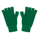 Jumper1234 grass green cashmere fingerless gloves