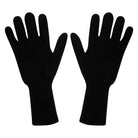 Jumper1234 black cashmere gloves