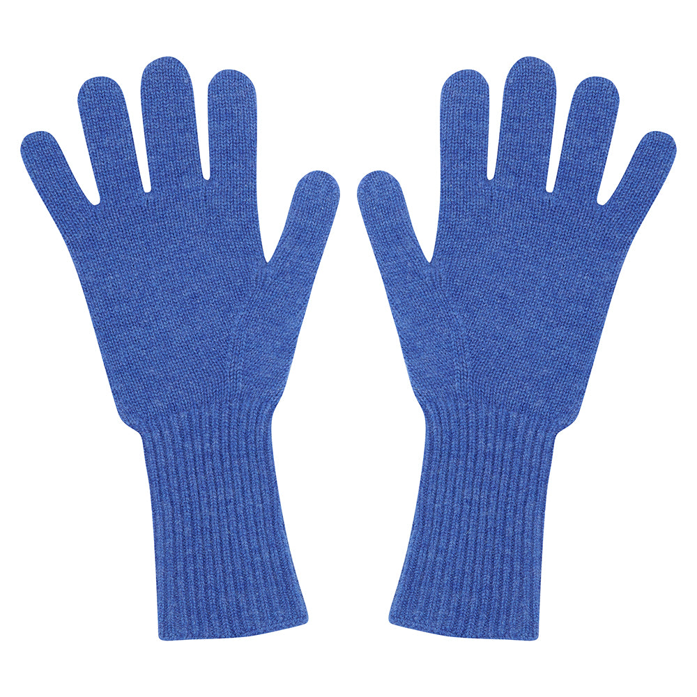 Jumper1234 blue cashmere gloves