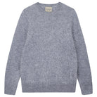 Jumper1234 Cashmere Brushed Crew in Mid Grey