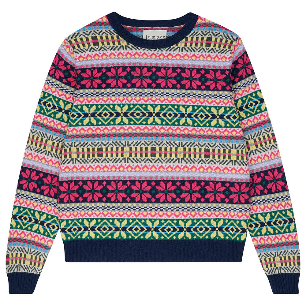 Cashmere fair isle jumper cheap