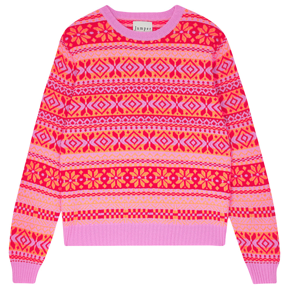 Fair isle cashmere clearance