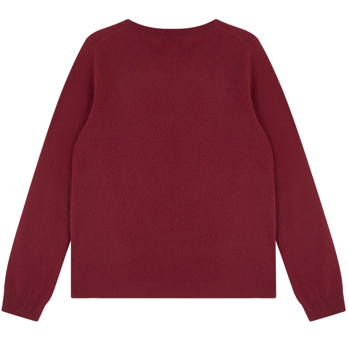 その他 TOBER MORY 23 Jumper 1234 Cashmere Folklore Bow Crew in Burgundy and Pink