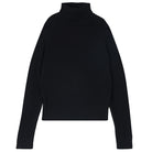 Jumper1234 lightweight cashmere roll neck in black 