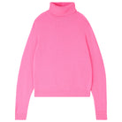 Jumper1234 lightweight cashmere roll neck in neon pink