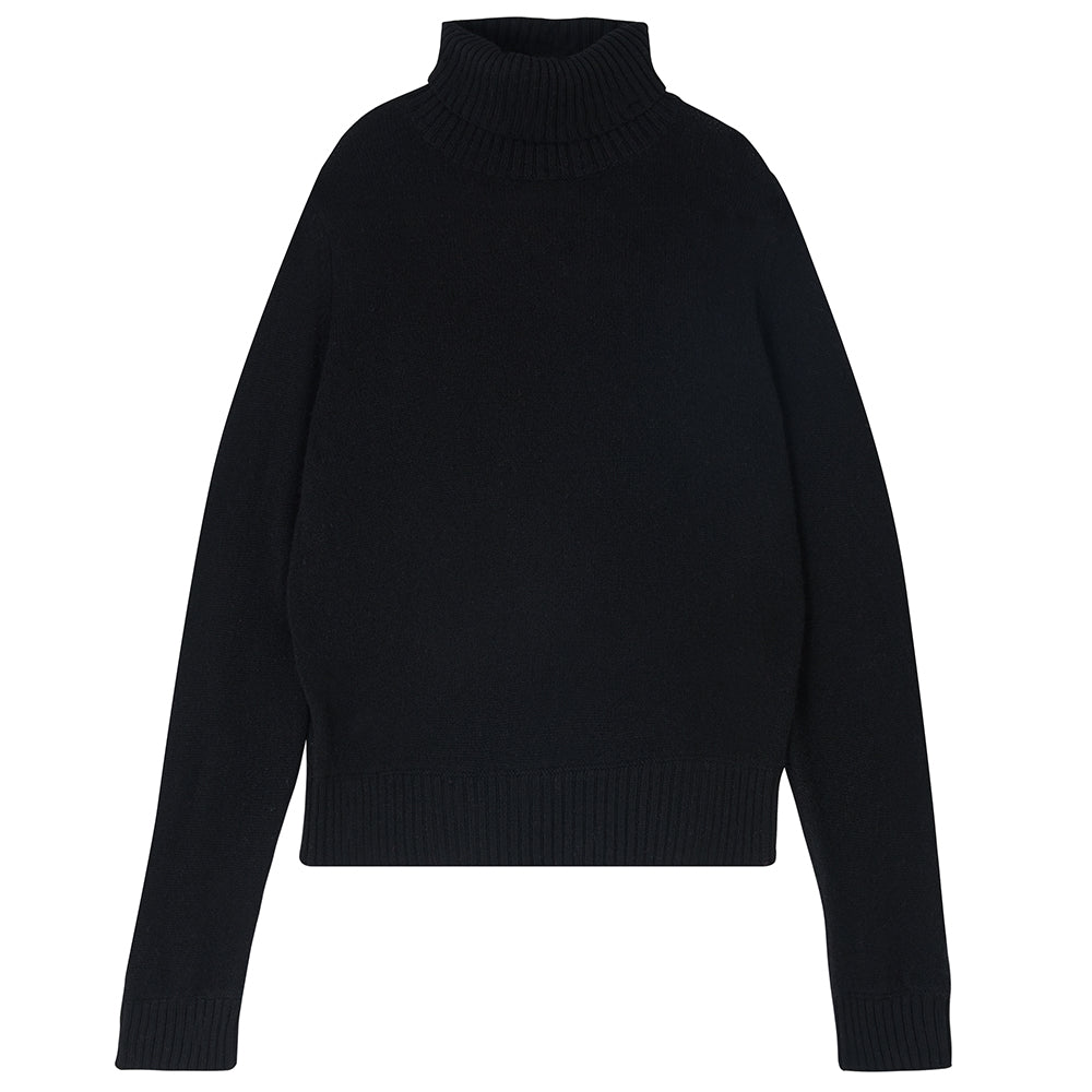 Lightweight black jumper best sale