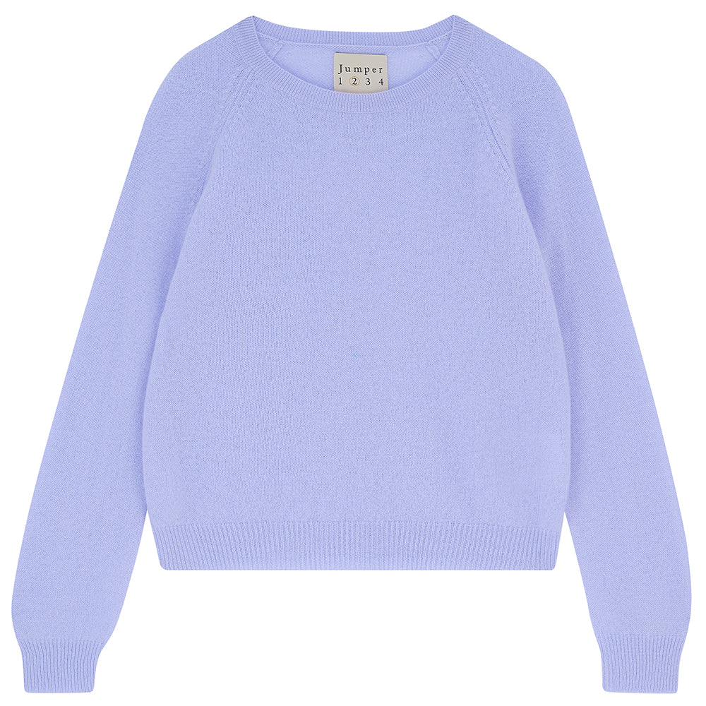 Jumper 1234 Cashmere Crop Crew in Lilac