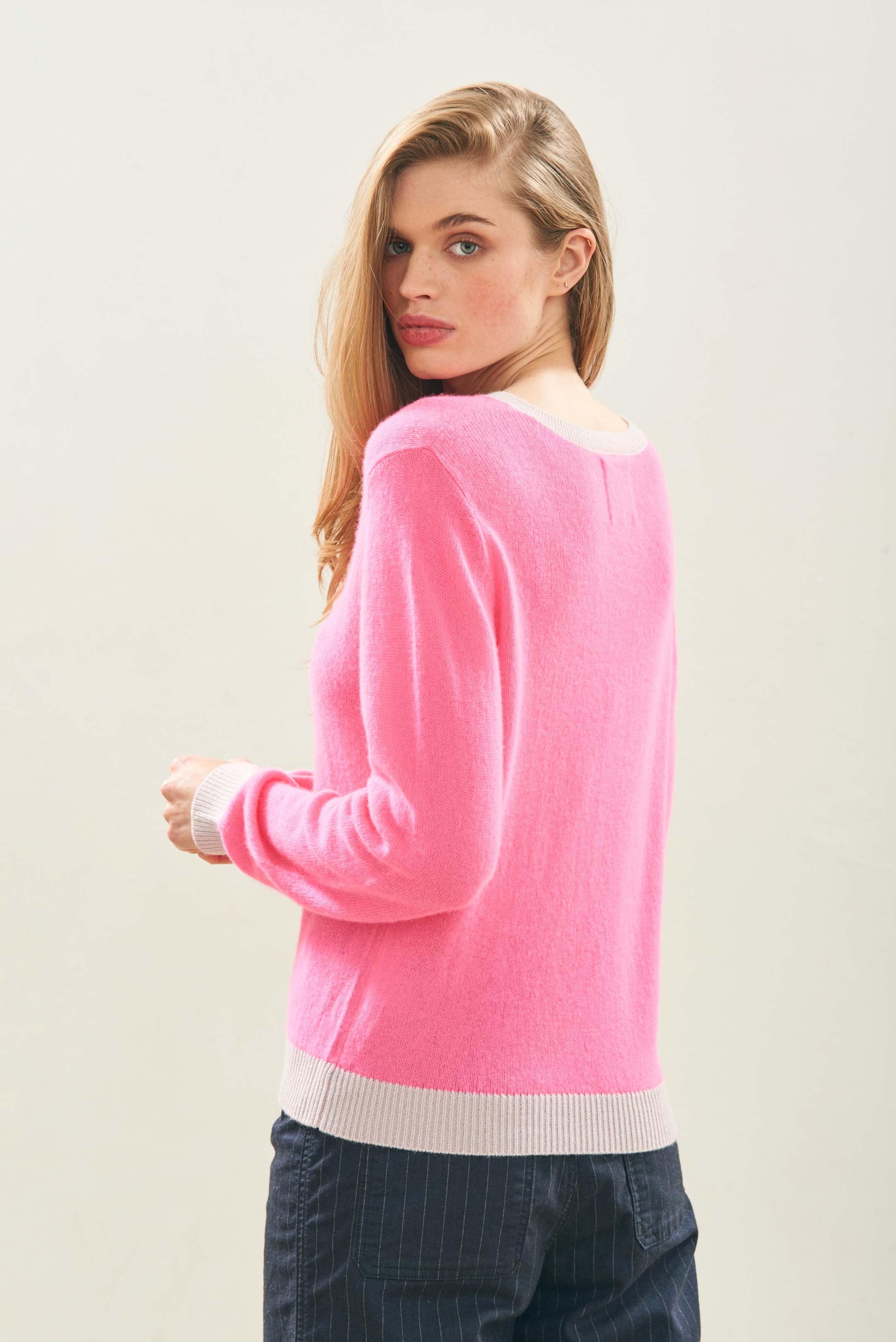 Luminous pink jumper cheap
