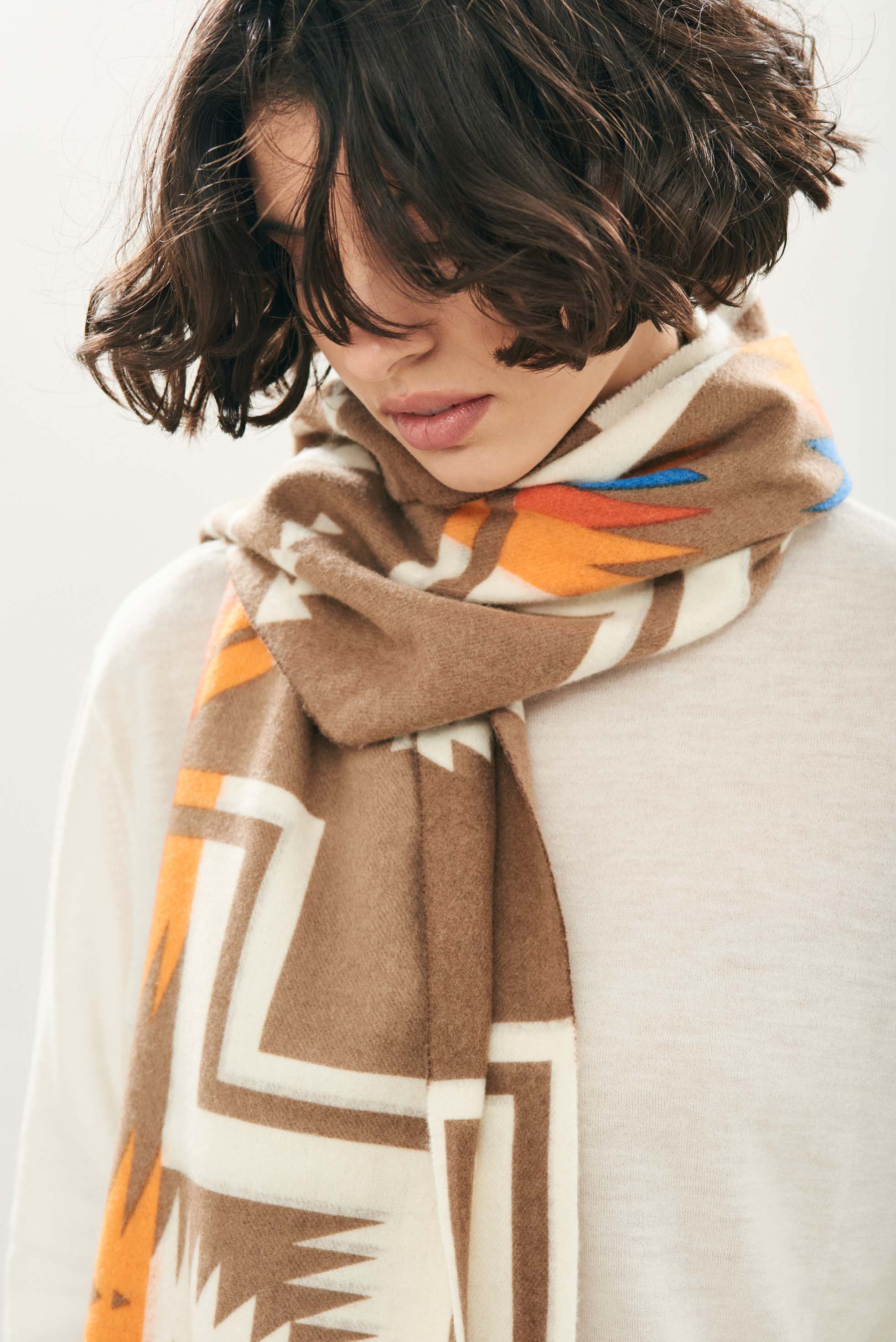 Wool Blanket Scarf Jumper 1234