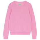 Pink sweater on a white background