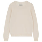 Cream sweater with 'Jumper 1234' label on a white background